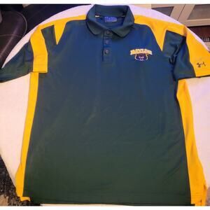 Baylor University Bears Polo Short Sleeve Shirt Under Armour Golf Mens Large